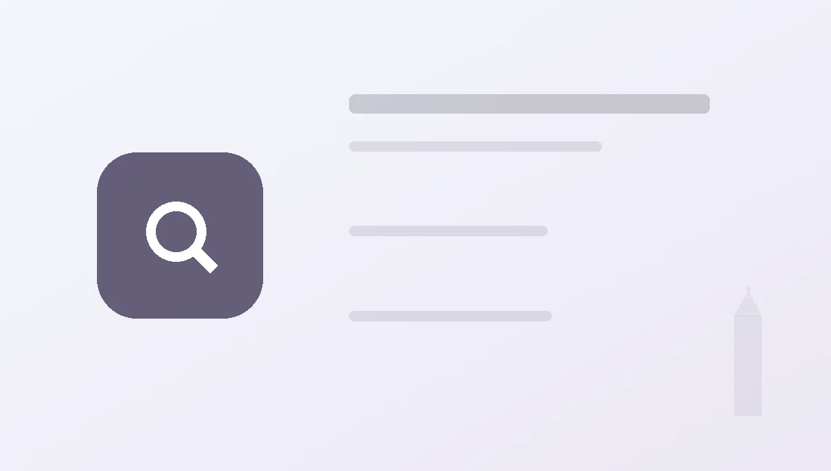 La recherche de mots-clés : repères visuels